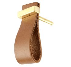 Camel Color Faux Leather Pull Knob Online